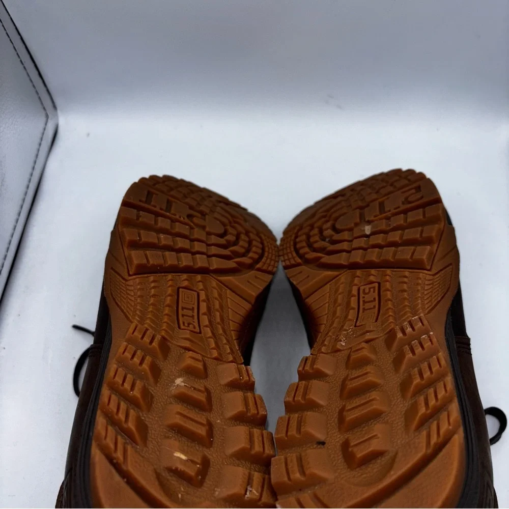 5.11 Tactical Pursuit Ortholite Leather Lace Up Chukka Boots
